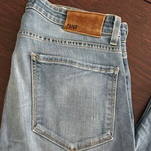 PAIGE Men's Light Blue Slim Jeans